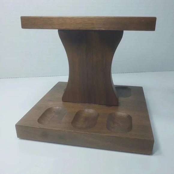 Expressly For U Wood 6 Tobacco Pipe Stand/Holder Made I Canada - Picture 3 of 5